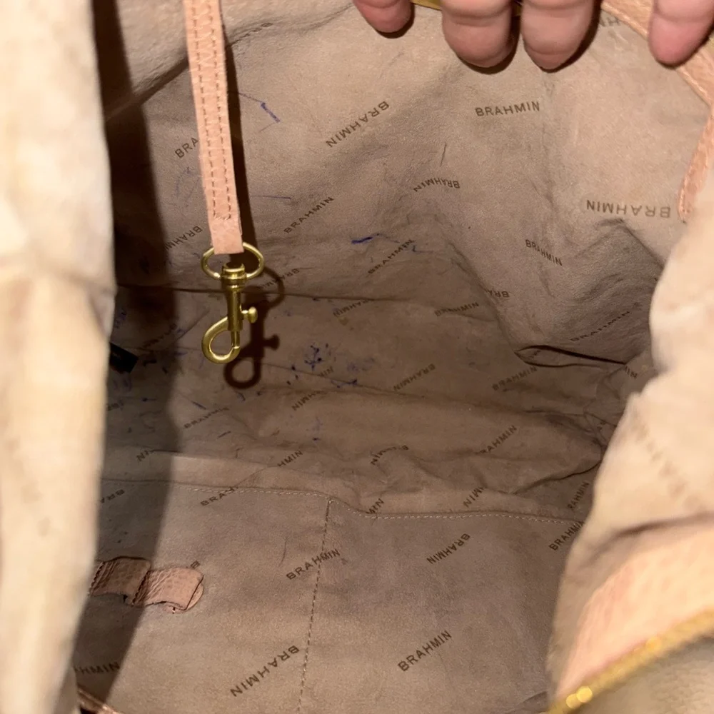 Brahmin Tan Hobo Bag